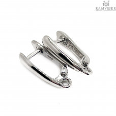 Швензы люкс №1, цвет серебро 17 мм 