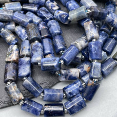 Содалит фриформ фриформ цилиндр ~ 11-12 мм