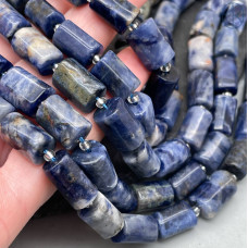 Содалит фриформ фриформ цилиндр ~ 11-12 мм