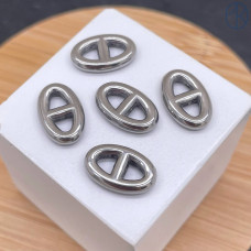 Соединительный элемент сталь 14х2 мм, цвет серебро