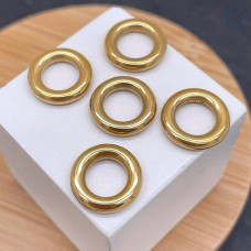 Соединительный элемент сталь 14х3 мм, цвет золото 18К