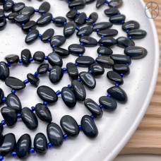 Соколиный глаз галтовка ~ 11-14 мм Соколиный глаз галтовка ~ 11-14 мм