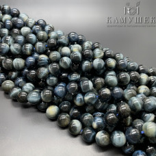 Соколиный глаз синий 10 мм