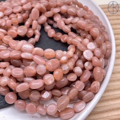 Солнечный камень галтовка №1 ~ 8-10 мм