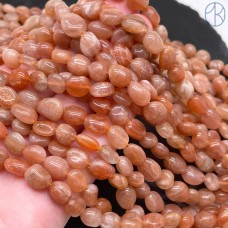 Солнечный камень галтовка №2 ~ 8-10 мм