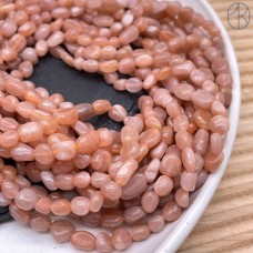 Солнечный камень галтовка ~ 7-9 мм