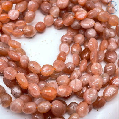 Солнечный камень галтовка ~ 8-10 мм