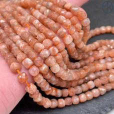 Солнечный камень куб огранка 4 мм