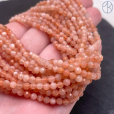 Солнечный камень микроогранка 3 мм