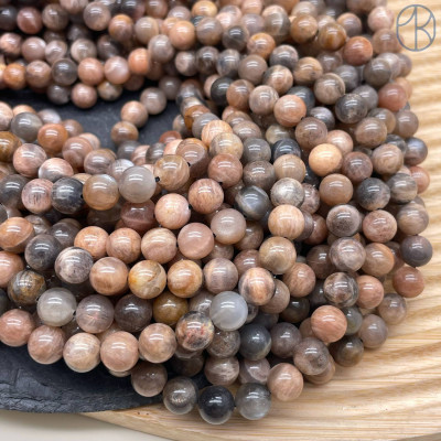 Солнечный камень микс №5 8 мм