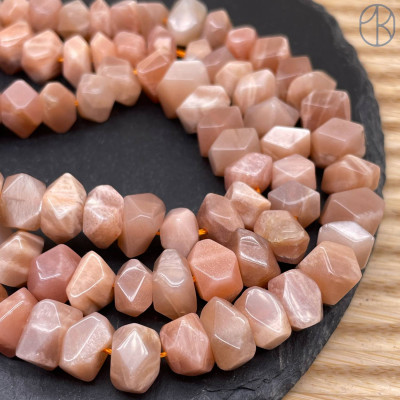 Солнечный камень микс  фриформ огранка ~ 9-11 мм