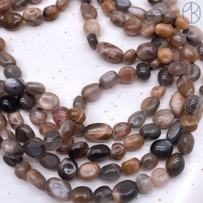 Солнечный камень микс галтовка ~ 6-8 мм