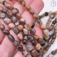 Солнечный камень микс галтовка ~ 6-8 мм