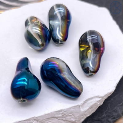 Стекло Барокко №3 ~ 22х14 мм штучно