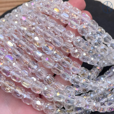 Стекло цилиндр огранка прозрачное с переливом 8 мм