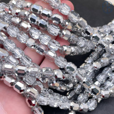 Стекло цилиндр огранка серое №1 8 мм