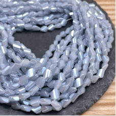 Стекло фриформ огранка серое 7х6 мм Стекло фриформ огранка серое 7х6 мм