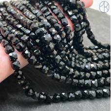 Стекло куб огранка черное 5 мм