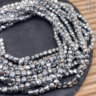 Стекло куб огранка серое непрозрачное 5 мм