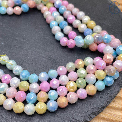 Стекло микс огранка с переливом 8 мм