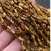 Стекло прямоугольник огранка, цвет коричневый 6x3 мм