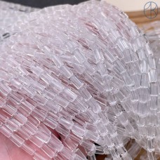 Стекло прямоугольник огранка, цвет прозрачный  6x3 мм