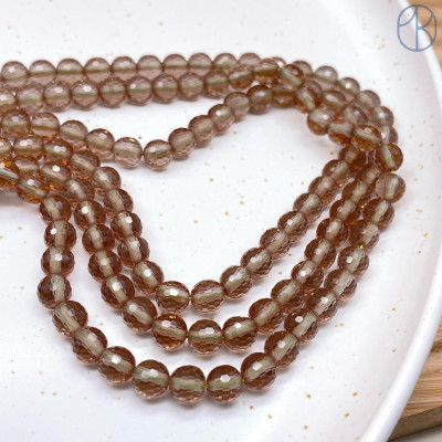 Султанит мелкая огранка 6 мм (128 граней)