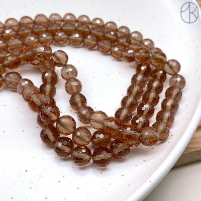 Султанит мелкая огранка 8 мм (128 граней)