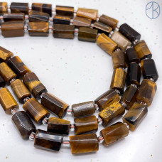 Тигровый глаз цилиндр 11х6 мм