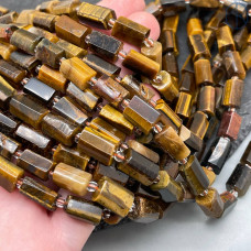 Тигровый глаз фриформ цилиндр ~ 11-12 мм