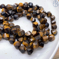 Тигровый глаз крученая огранка 10 мм