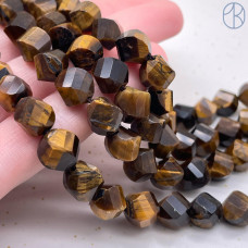 Тигровый глаз крученая огранка 10 мм