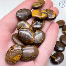 Тигровый глаз овал 20х15 мм штучно
