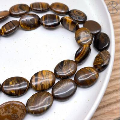 Тигровый глаз овал 20х15 мм