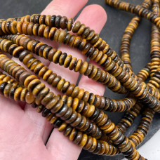 Тигровый глаз рондель 6х2 мм