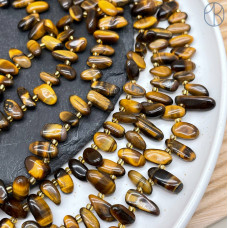 Тигровый глаз сколы ~ 12-16 мм