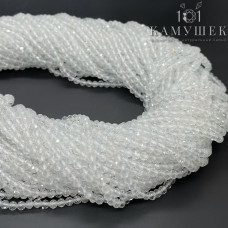 Топаз белый микроогранка 3 мм