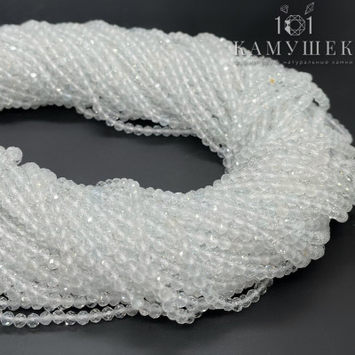 Топаз белый микроогранка 3 мм