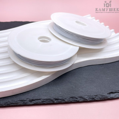 Тросик ювелирный цвет белый 0,45 мм