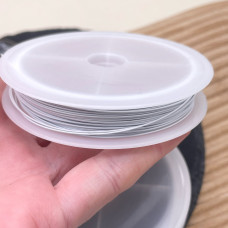 Тросик ювелирный цвет белый 0,8 мм