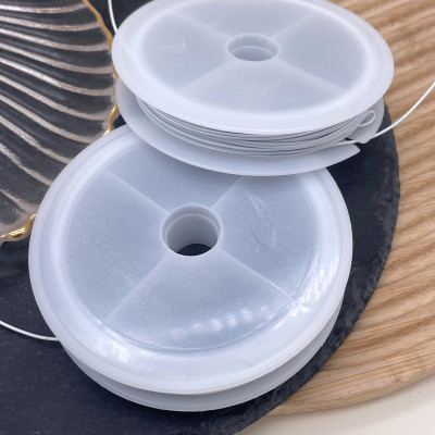 Тросик ювелирный цвет белый 1 мм