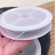 Тросик ювелирный цвет белый 1 мм