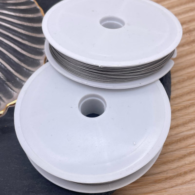 Тросик ювелирный цвет серебро 0,6 мм