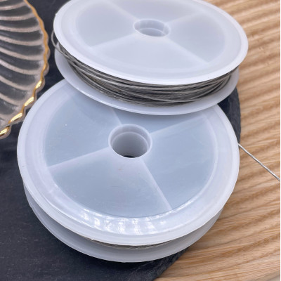 Тросик ювелирный цвет серебро 0,8 мм