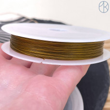 Тросик ювелирный цвет золото 0,3 мм