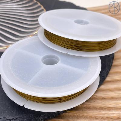 Тросик ювелирный цвет золото 0,5 мм