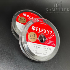 Тросик ювелирный Flexy7 1*7 струн Серебро 0,25мм 10м