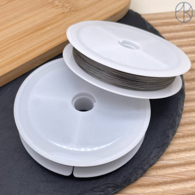 Тросик ювелирный гибкий цвет серебро 0,3 мм