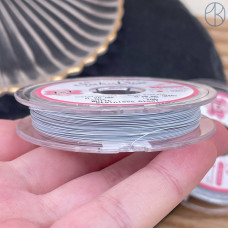 Тросик ювелирный SakuLux (Flexy7) 1x7 струн Белый 0,25мм 10м
