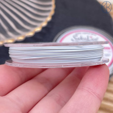 Тросик ювелирный SakuLux (Flexy7) 1x7 струн Белый 0,5 мм 10 м
